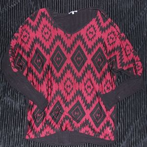 Red and Black Aztec Shirt